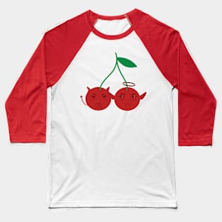 Couple of Cherries Baseball T-Shirt